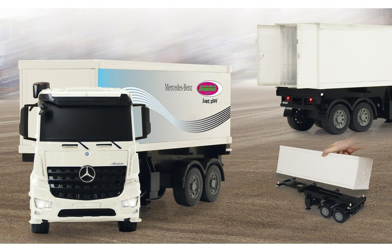 Mercedes‑Benz Arocs fjernstyret lastbil 1:20 - hvid, 2,4 GHz RTR billede