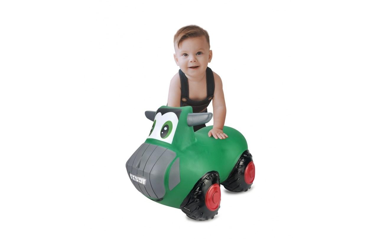 Jamara Fendt hoppe-traktor - oppusteligt ride-on legetøj billede