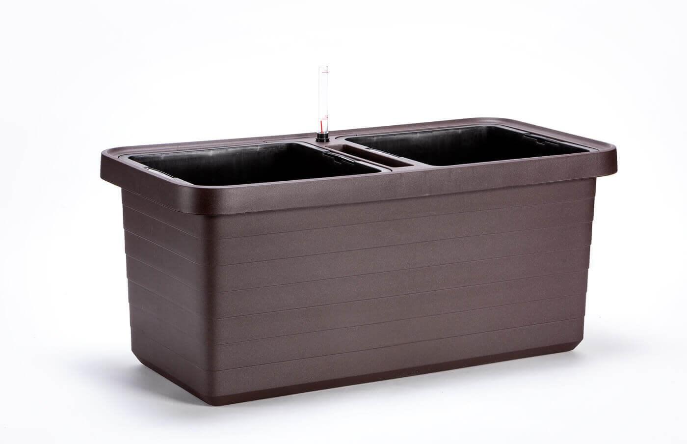 Urbalive Berberis Duo selvvandende altankasse 78 × 39 cm - brun