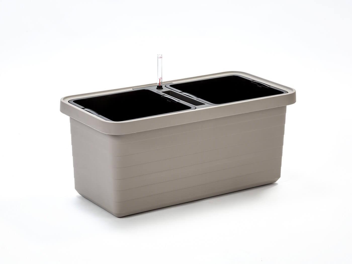 PLASTIA BERBERIS DUO Selvvandingspotte 78 x 39 cm, šviesiai pilkas