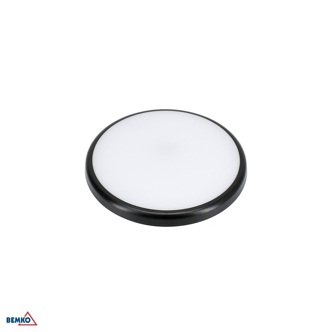 LED loftplafond DIAna 16 W 4.000 K 1.600 lm IP66 - sort, med mikro- og halvmørkefunktion