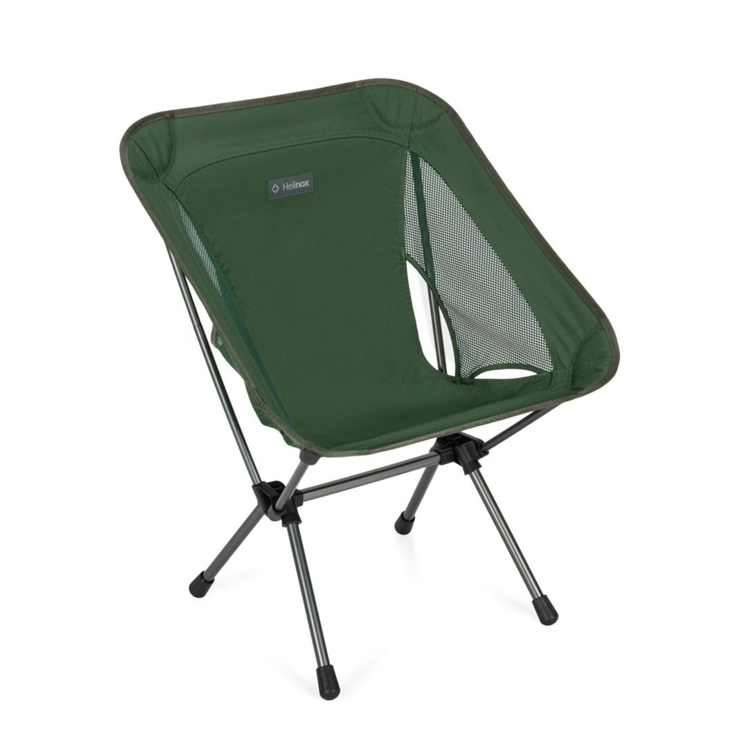 Helinox Chair One (RE) - campingstol med 4 ben, sort/grøn