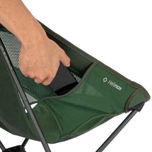 Helinox Chair One (RE) - campingstol med 4 ben, sort/grøn
