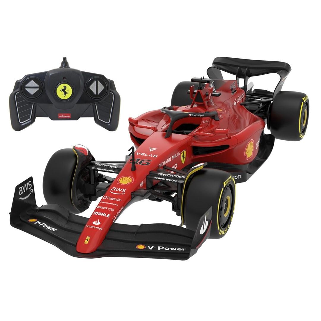 Jamara Ferrari F1-75 fjernstyret bil 1:18 - rød, 2,4 GHz