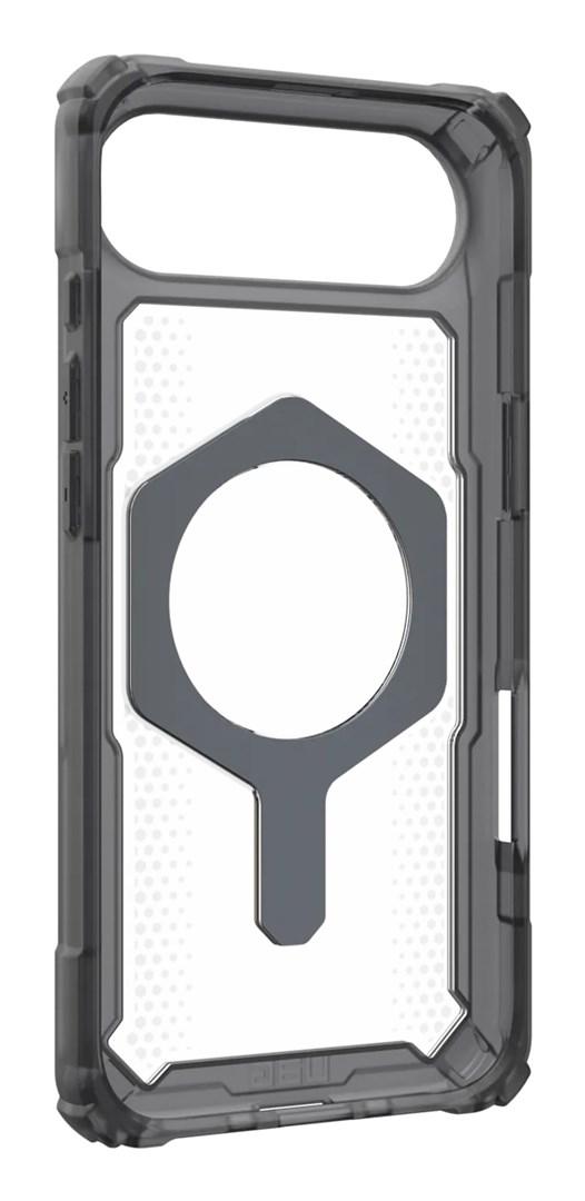 Urban Armor Gear Metropolis LT MagSafe-cover til iPhone 6,5" - Ash/Titanium, transparent