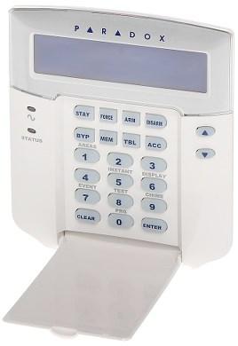 Paradox K641+ tastatur til alarmsystem - hvid