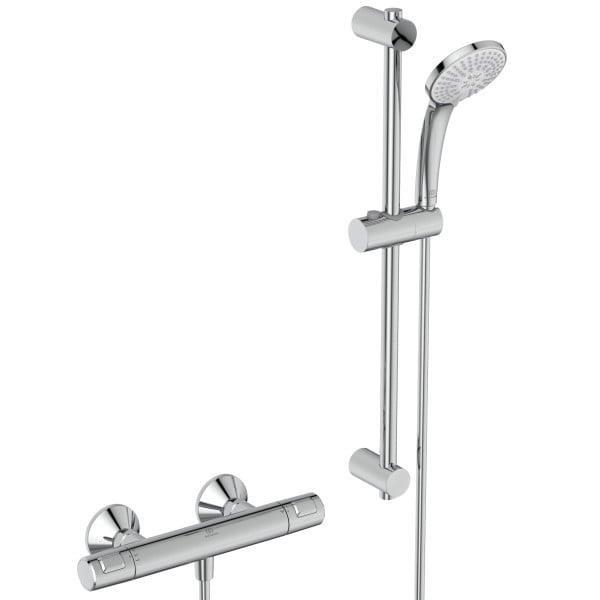Ideal Standard Ceratherm T25 Idealrain brusesæt, vandbesparende, krom