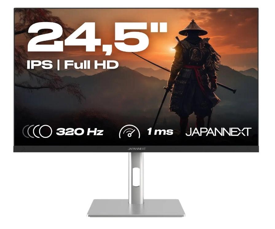 JAPANNEXT JN-IPS245G320F-HSP 24,5" IPS gaming-skærm - Full HD, 320 Hz, 1 ms, sort