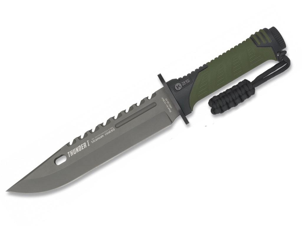 K25 Thunder I kniv - OD Green