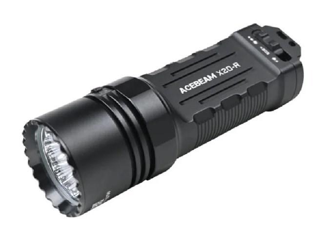 Acebeam X20R lommelygte - sort, 6.500 K