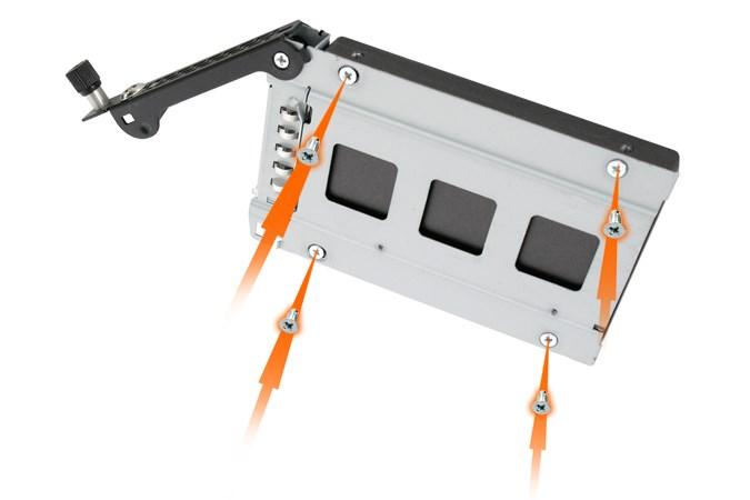 Icy Dock MB492SKL-B 2x 2,5" hot-swap drevholder - sort billede