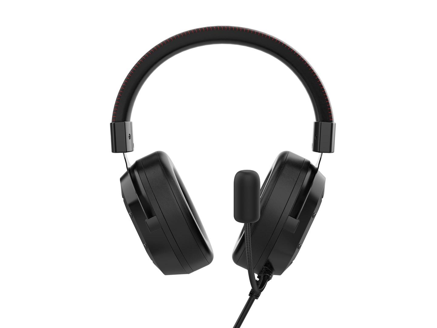 ATHAN 7.1 surround gaming headset med USB og RGB - sort billede