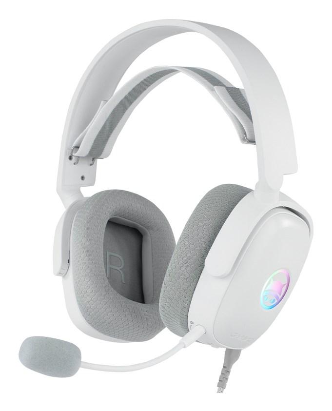HS71 kablet gaming-headset med hovedbøjle, USB-C - hvid billede