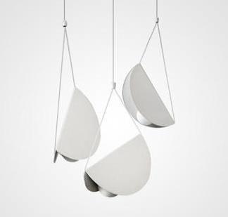 Loftpendel med 3 skærme - Shell, 3 × 7 W