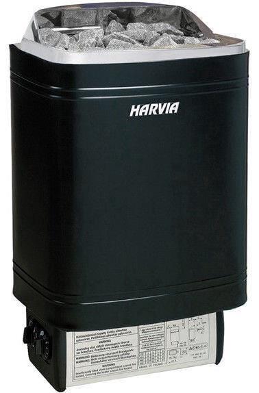 Harvia SteelTop M90 el-saunaovn 9 kW - sort