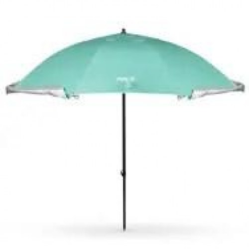 Parasol/strandskærm 2-i-1 XXL 240 cm - grøn