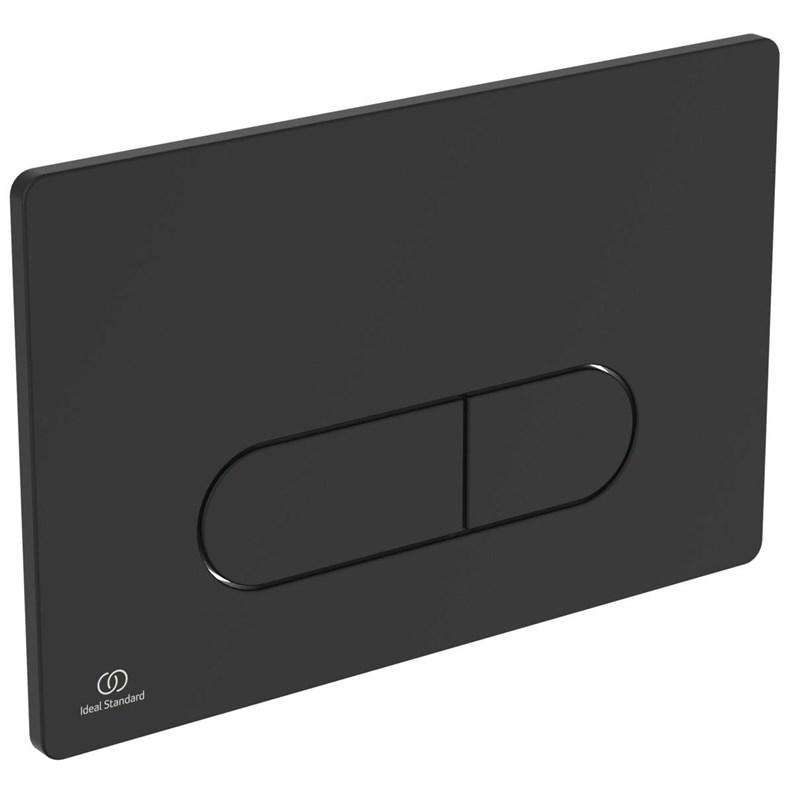 Trykknap til wc - Oleas M1, sort (R0115A6) billede