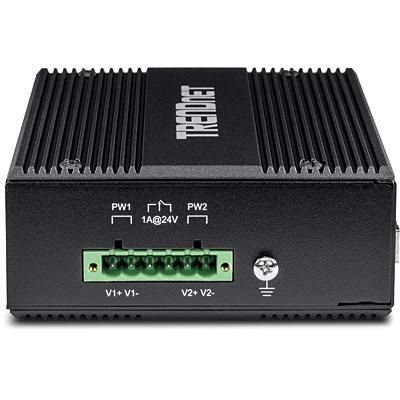 TRENDnet TI-UPG62 unmanaged L2 PoE+ Gigabit-switch - sort billede