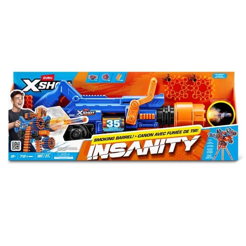 Zuru X-Shot Insanity - interaktiv skumdart-blaster billede