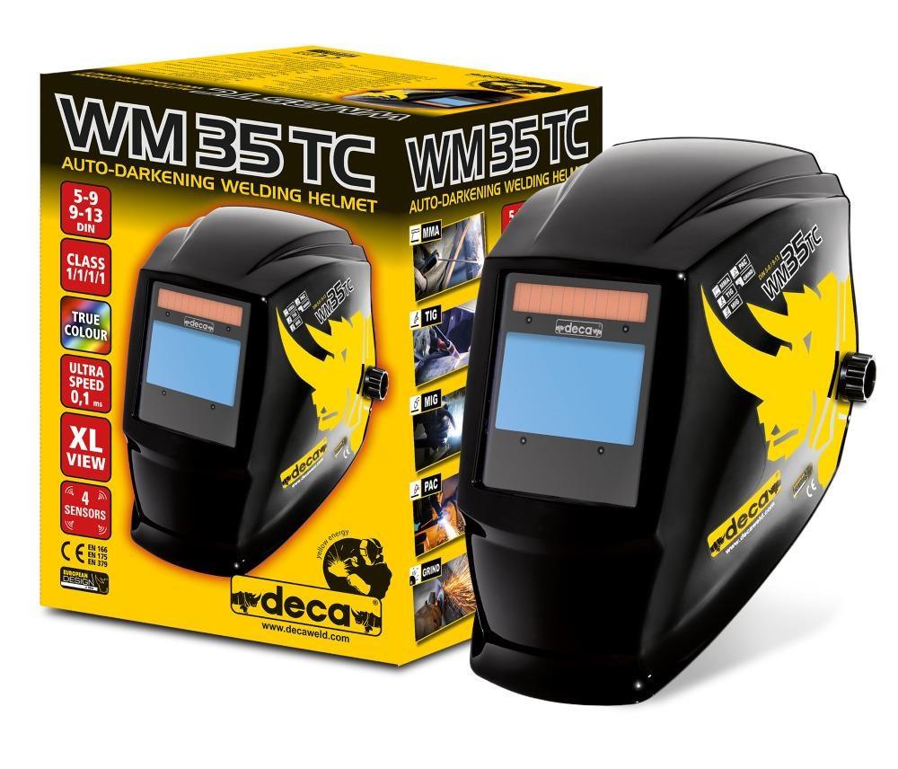 Automatisk svejsehjelm WM 35TC - auto-dæmpende visir billede