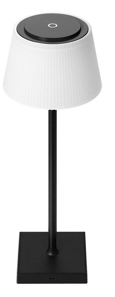 Avide LED bordlampe 4 W - sort/hvid, justerbar farvetemperatur billede