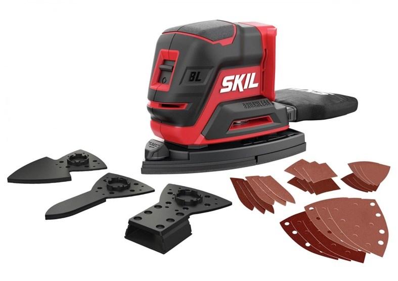 Skil 3720CD 20V børsteløs multisliber - akku excentersliber