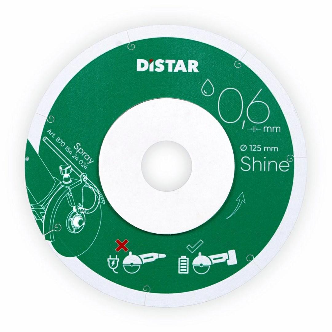 DISTAR Shine diamantskive 125 × 0,6 × 22,23 mm