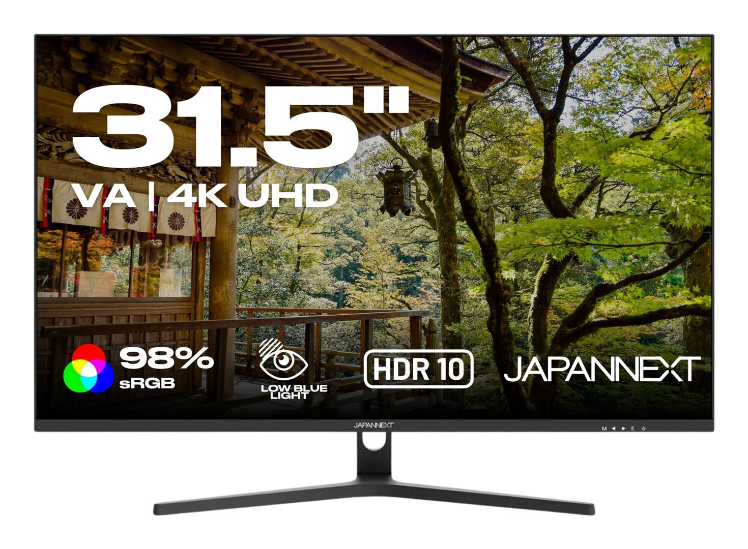 JAPANNEXT JN-V315UHDR 31,5" 4K UHD VA skærm - sort