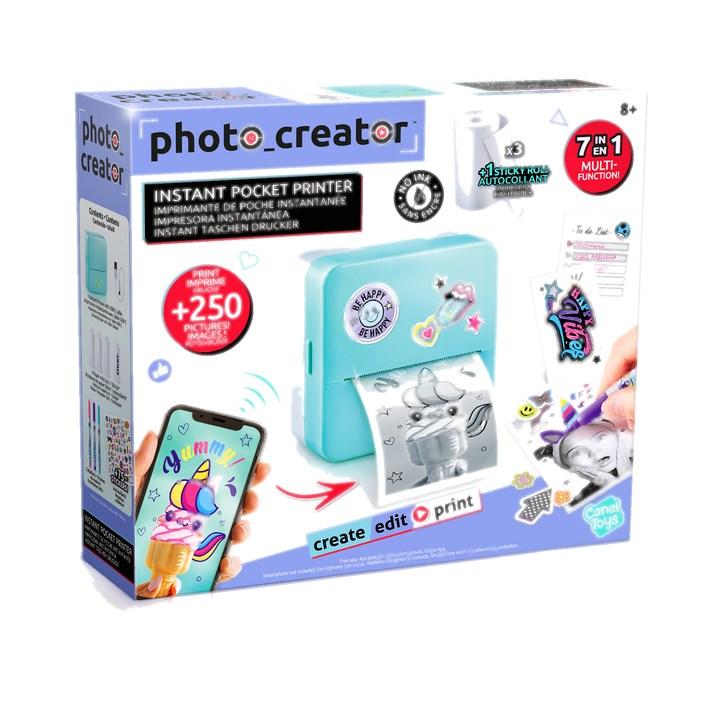 Photo Creator Instant Pocket Printer - bærbar fotoprinter til børn 8+ billede