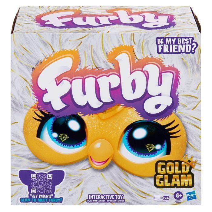 Furby interaktiv legetøjsfigur - Gold Glam billede