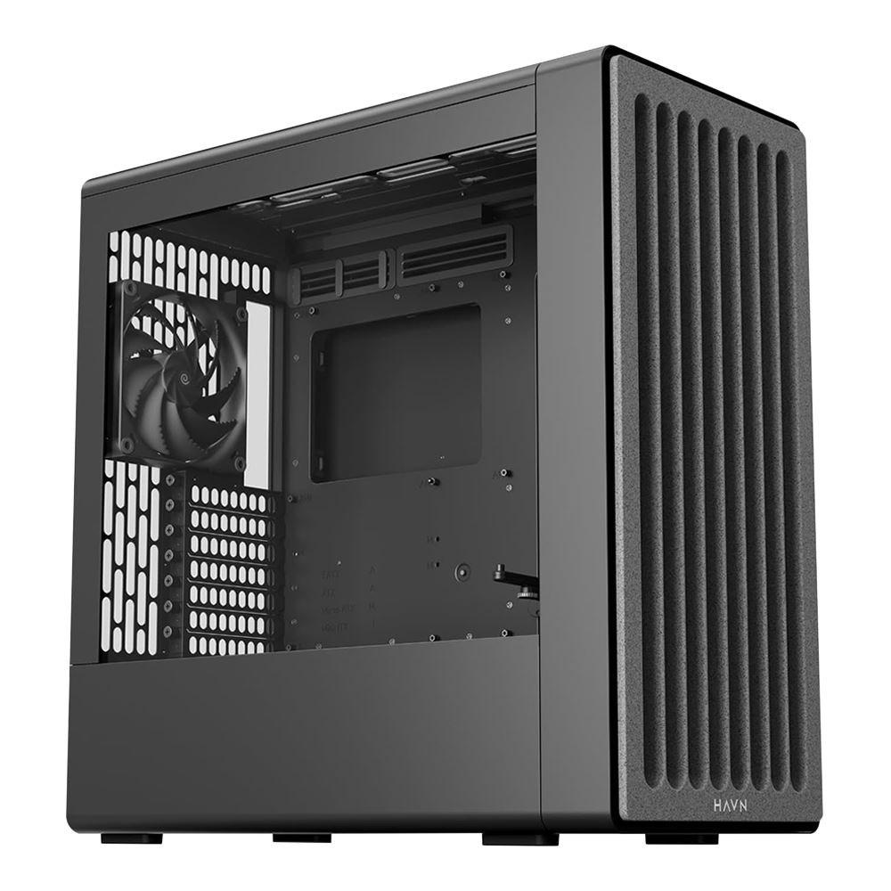 HAVN BF 360 midi tower pc-kabinet - sort billede