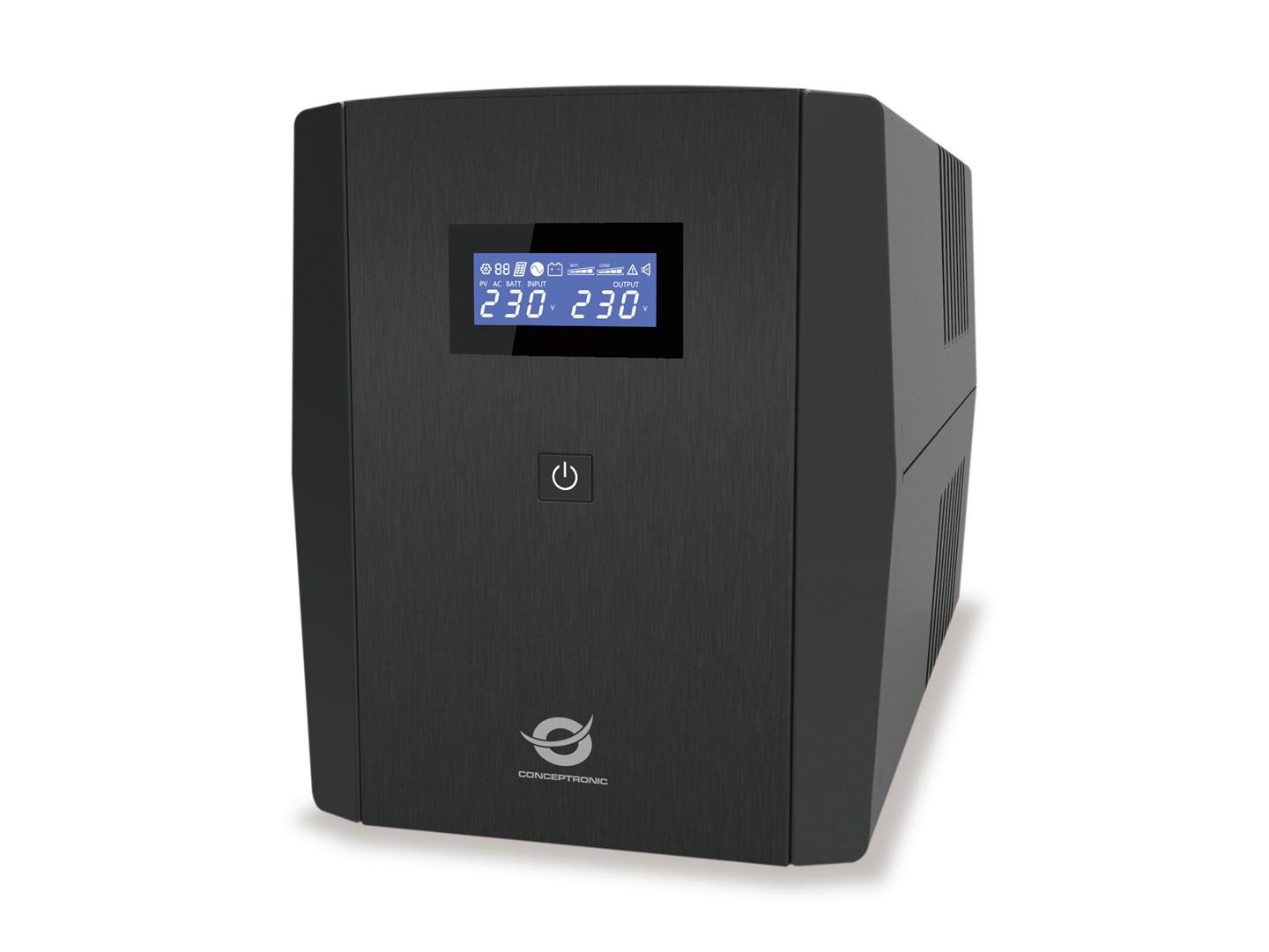 Conceptronic ZEUS 1200VA 720W UPS - IEC + schuko billede