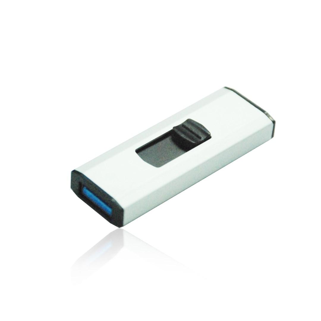MediaRange MR919 USB-flashdrev 256 GB - USB 3.2 Gen 1, sort/sølv billede
