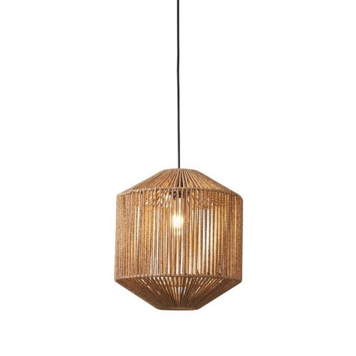 Loftlampe pendel ARRA D32 E27 - lys brun