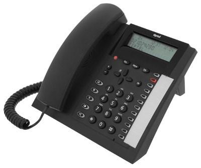 Tiptel 1020 analog bordtelefon - sort billede
