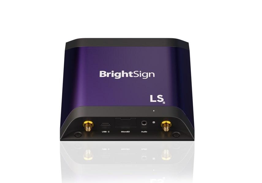 BrightSign LS425 digital mediaafspiller - sort/lilla, Full HD, Wi‑Fi billede