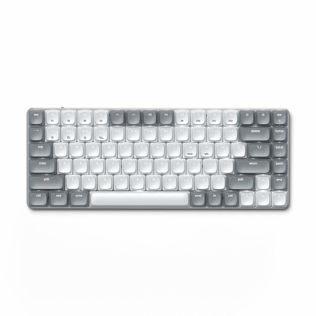 Satechi SM1 Slim Mechanical Backlit Keyboard - Tastatur - Amerikansk engelsk - Grå