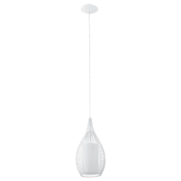 Hængelampe Razoni 19 cm - hvid pendel billede