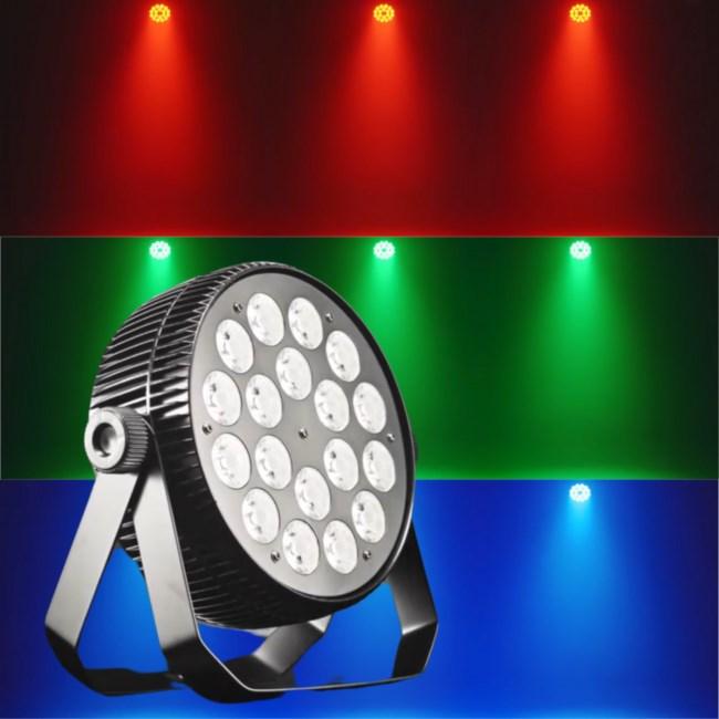 Party PAR 18x10W RGBW - reflektor til scenelys og studiebelysning