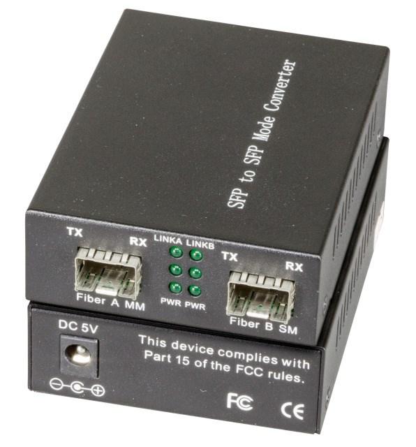 EFB Elektronik EL031 netværksomformer til medie 1000 Mbit/s Sort
