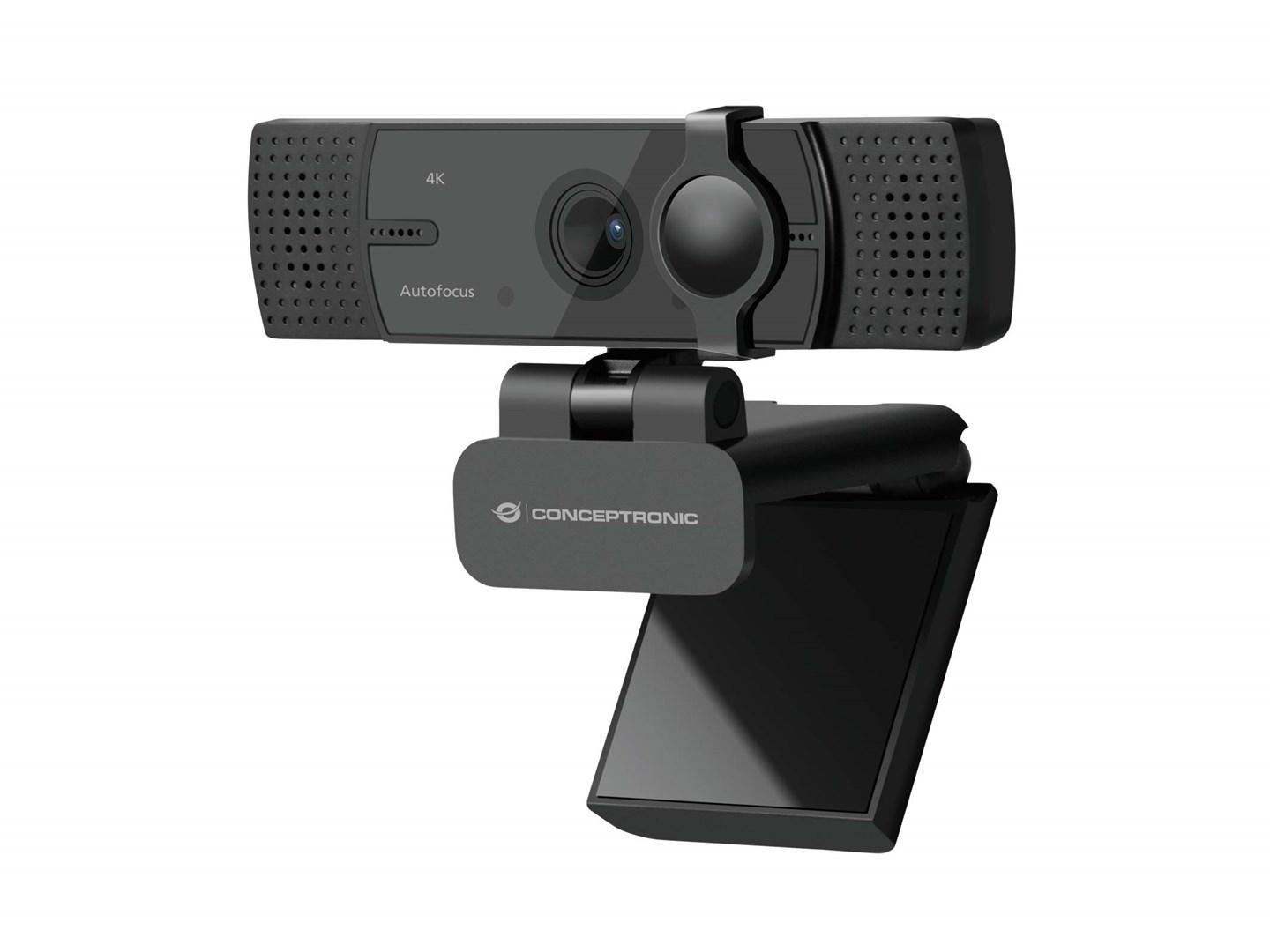 Conceptronic AMDIS08B webcam - 8,3 MP 4K, autofokus billede