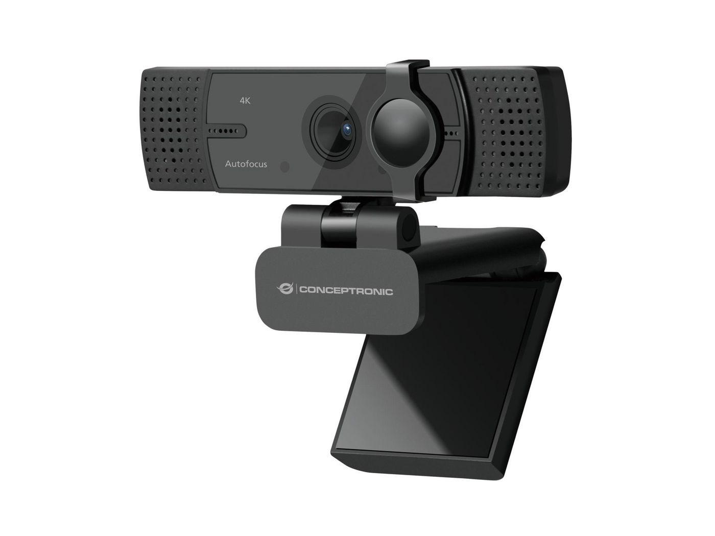 Conceptronic 4K webcam - 16 MP med autofokus billede