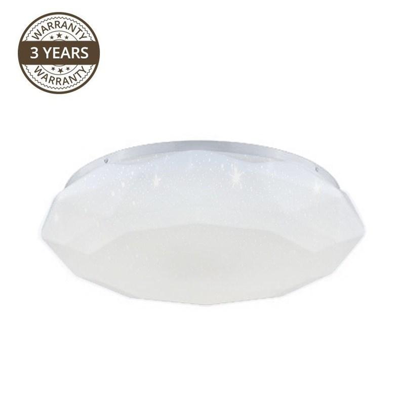 Loftlampe LED B1242-1L-R 32 W - hvid stjerneeffekt
