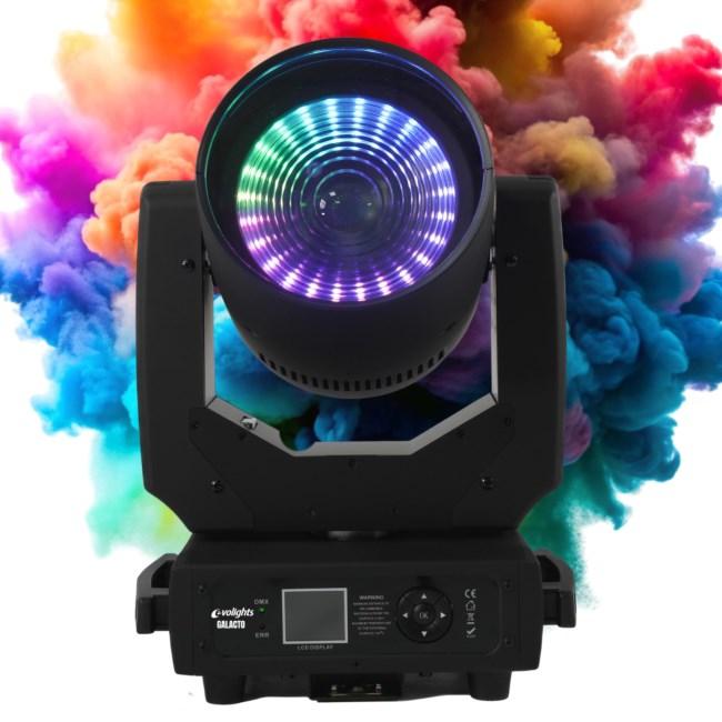 EVOLIGHTS GALACTO - bevægelig LED-lyshoved til beam/wash