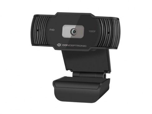Conceptronic AMDIS 1080p Full HD webcam med mikrofon - USB billede