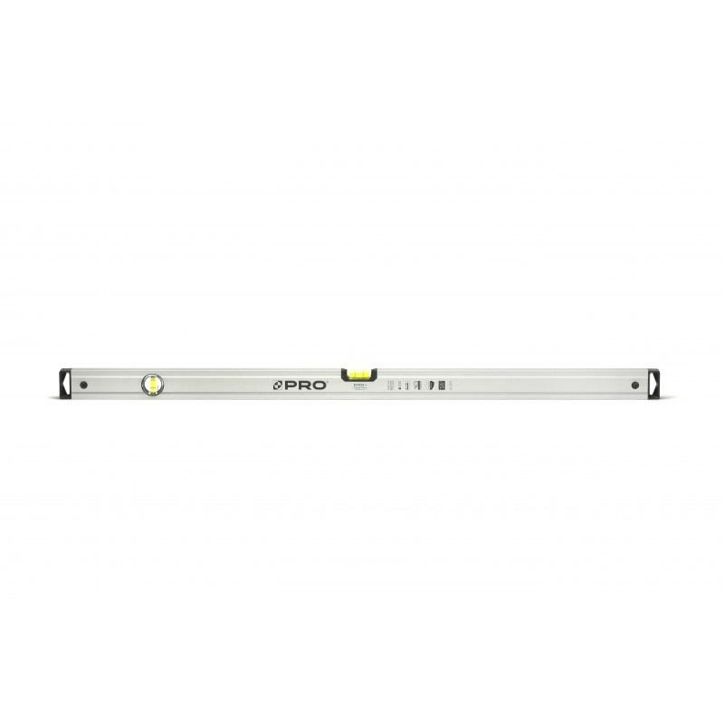 Vaterpas i anodiseret aluminium - 250 cm