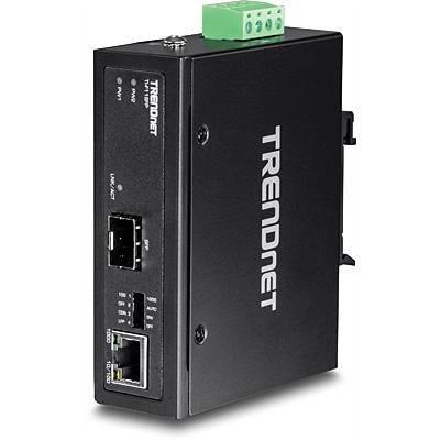 TRENDnet TI-F11SFP hærdet industrielt switch - 1x RJ45 + 1x SFP billede