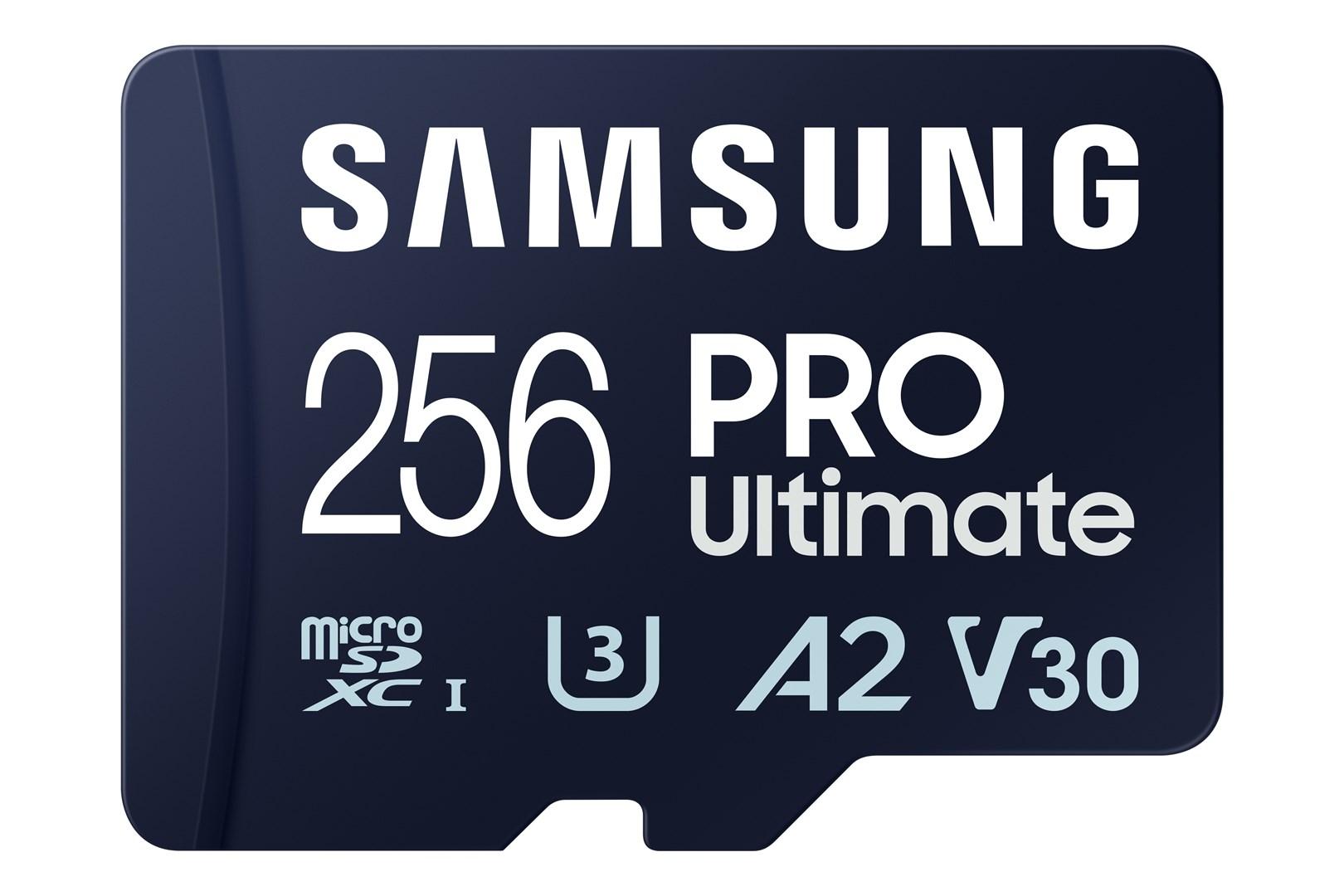Samsung PRO Ultimate 256 GB microSDXC UHS‑I (A2, U3, V30) billede