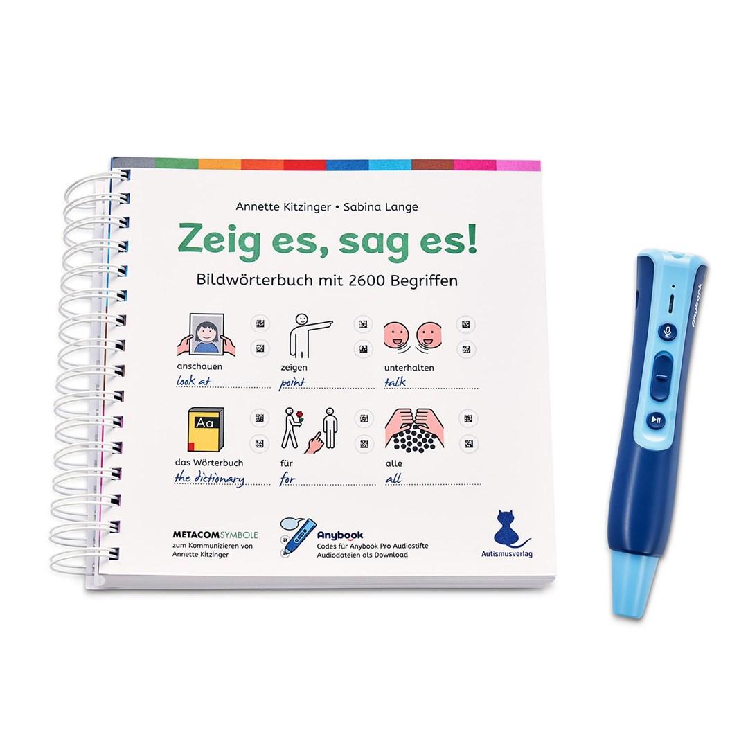 Anybook Pro sæt med “Vis det, sig det” - billedordbog og læsepen