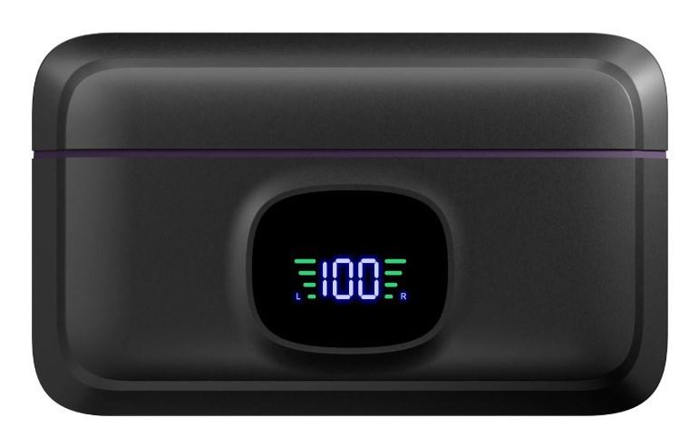 Streamplify MIC GO - sort clip-on mikrofon med display billede